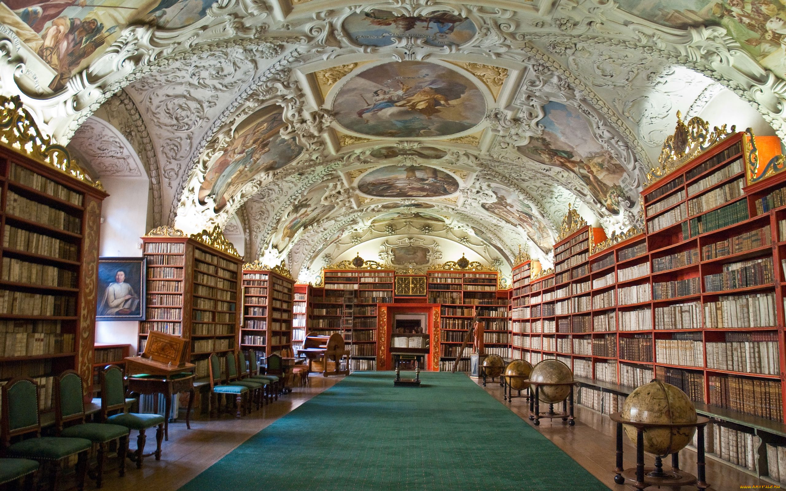 strahov, monastery, library, , , , 